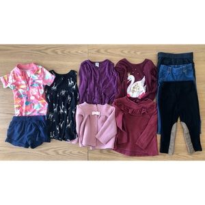 Lot of Girls clothes 18 mo-2T old navy Carter’s